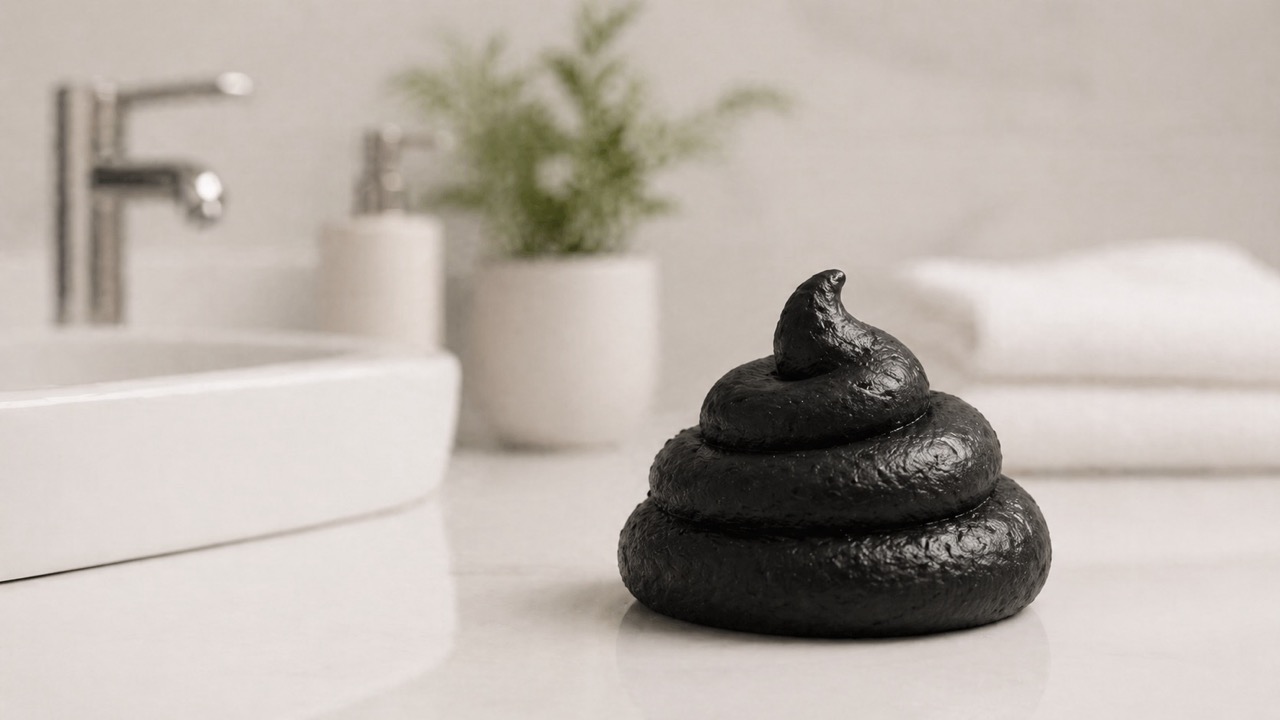 Čo znamená, keď je hovno čierne