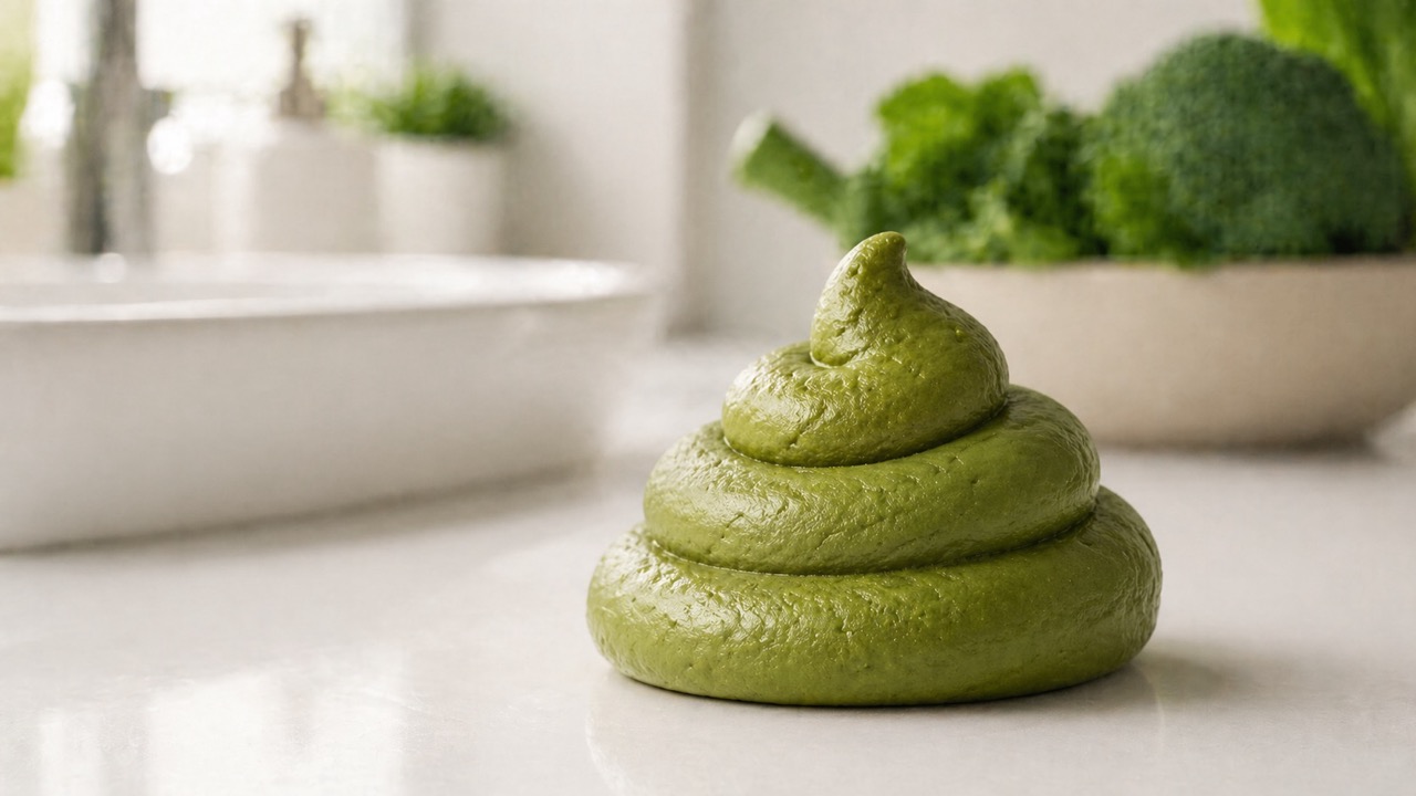 Čo znamená, keď je hovno zelené