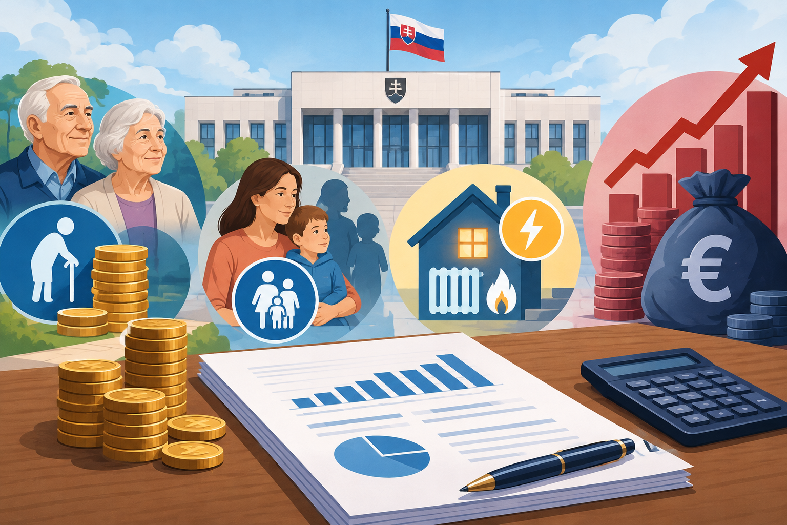 Ilustračný obrázok: Parlament schválil rozpočet na rok 2027: Čo znamená pre dane, dávky a dlh
