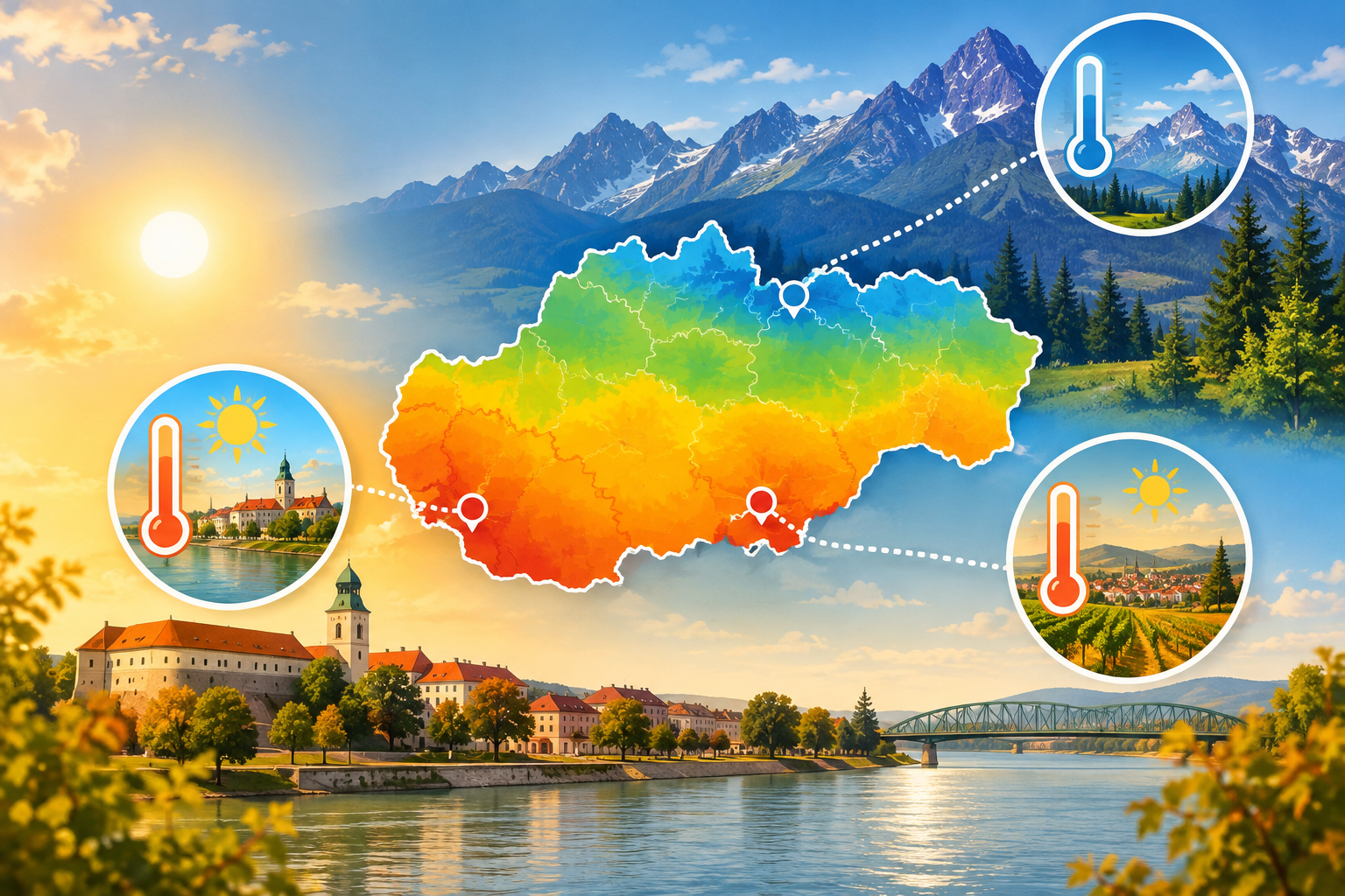 Ilustračný obrázok: Teplá októbrová sobota: SHMÚ čaká až 26 °C v Komárne a Veľkom Krtíši