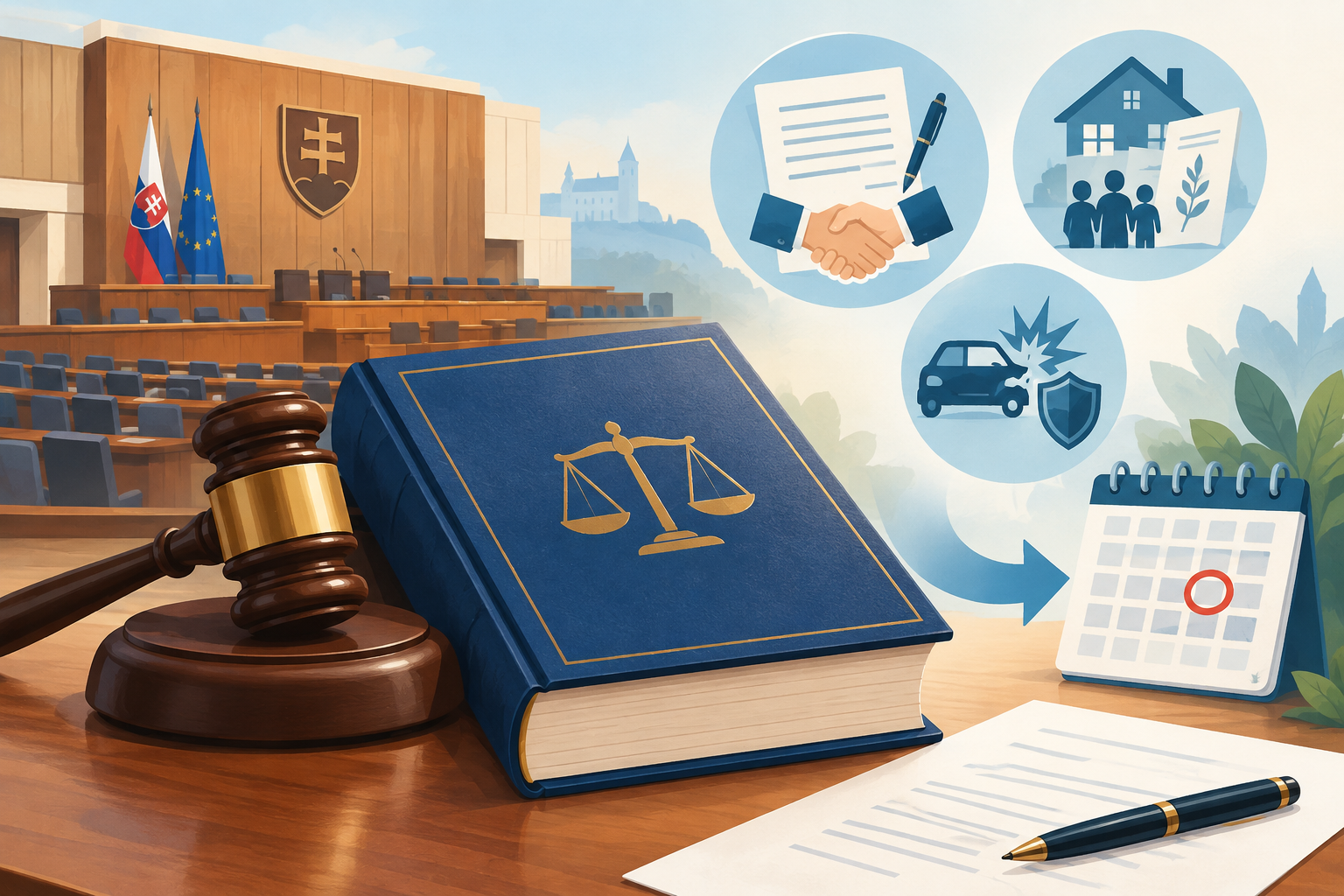Ilustračný obrázok: Parlament schválil nový Občiansky zákonník: Čo sa má zmeniť od júla 2027